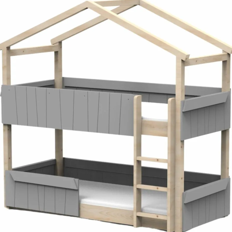 Lit cabane superposé Star Light 2 finition laquée (coloris au choix)|Mathy by bols Clearance