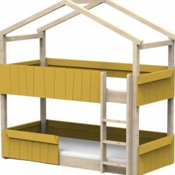 Lit cabane superposé Star Light 2 finition laquée (coloris au choix)|Mathy by bols Clearance