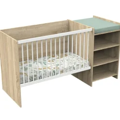 Outlet Baby Price Lit combiné évolutif Up chêne doré (60 x 120 cm)