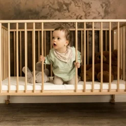 Lit d'appoint pliable Jori Natural (120 x 60 cm)|Tissi Sale