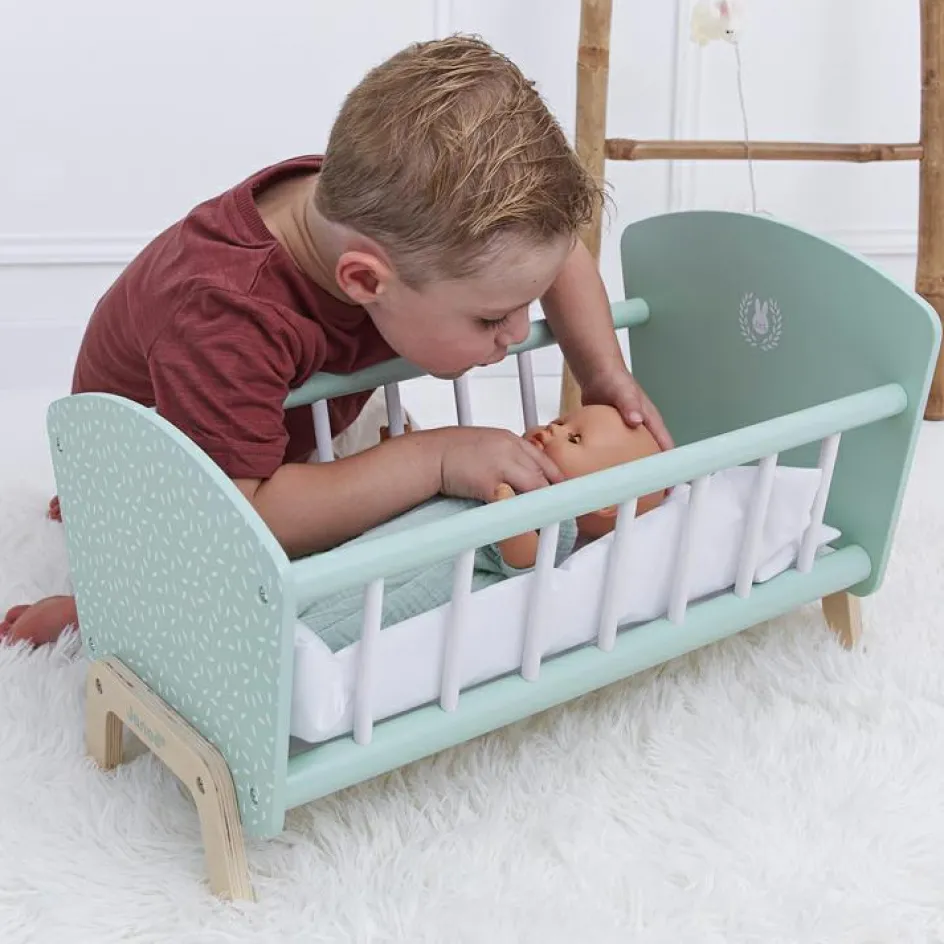 Clearance Janod Lit en bois Zen pour poupée