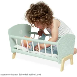 Clearance Janod Lit en bois Zen pour poupée