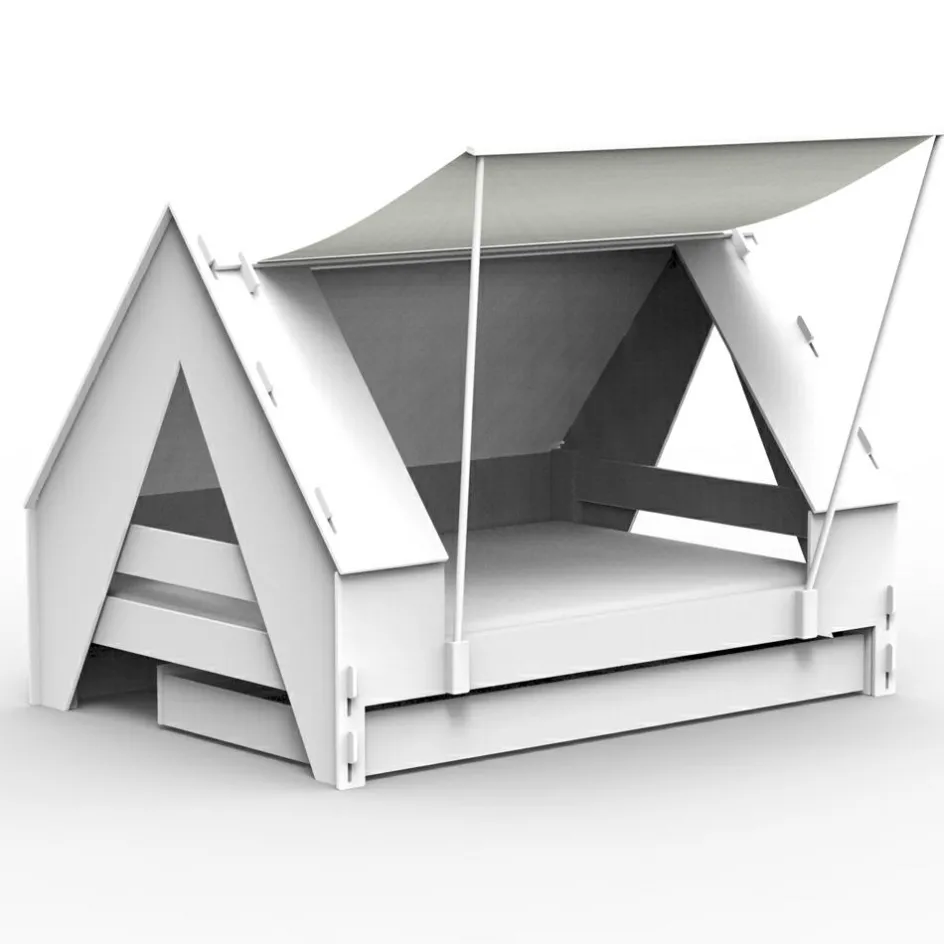 Lit enfant tente finition laquée (coloris au choix)|Mathy by bols Best