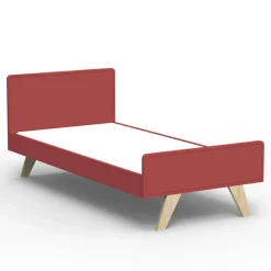 Hot Mathy by bols Lit junior Madavin avec pieds en bouleau coloris au choix (90 x 200 cm)