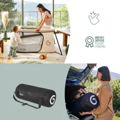 Lit parapluie Moov & Sleep Sable|Babymoov