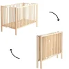 Lit pliable à barreaux Roméo naturel (120 X 60 cm)|Combelle Online