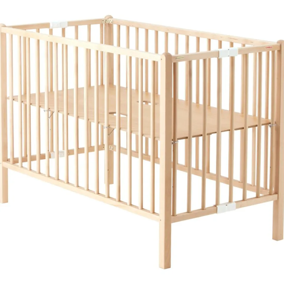 Lit pliable à barreaux Roméo naturel (120 X 60 cm)|Combelle Online