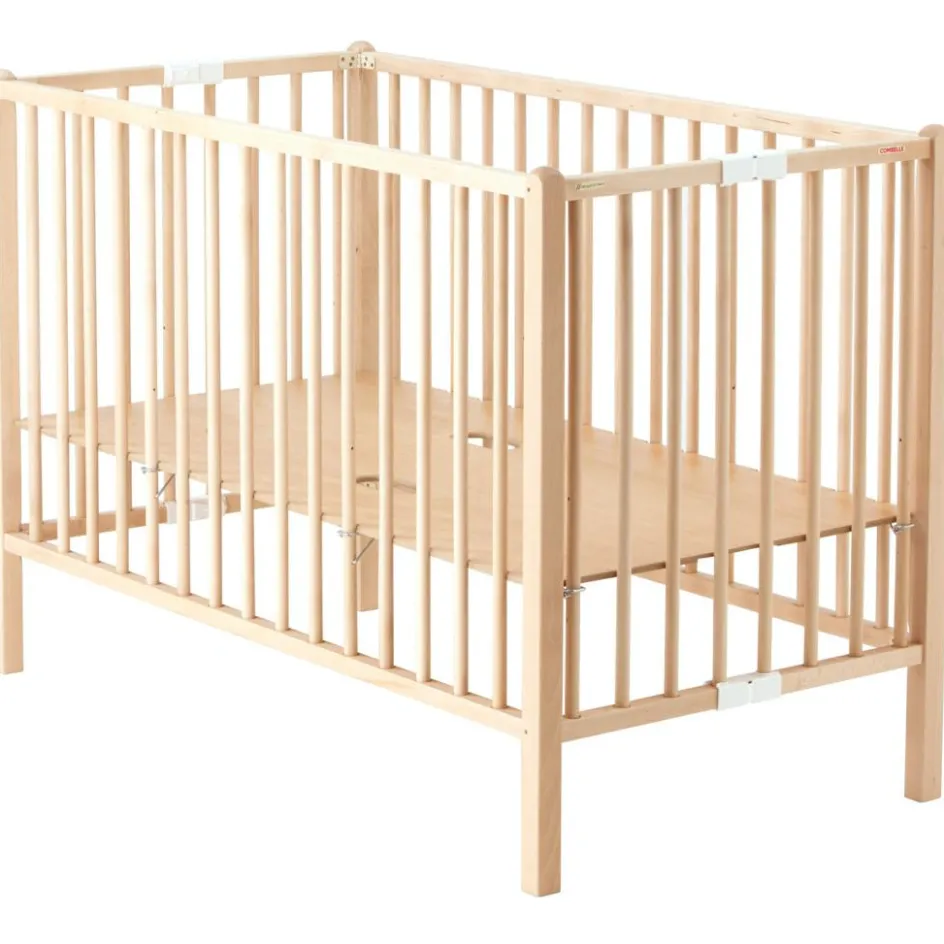 Lit pliable à barreaux Roméo naturel (120 X 60 cm)|Combelle Online