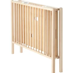 Lit pliable à barreaux Roméo naturel (120 X 60 cm)|Combelle Online