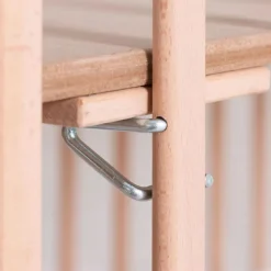 Sale Geuther Lit pliant en bois Mayla Naturel-Blanc (60 x 120 cm)