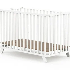 Outlet Geuther Lit pliant en bois Mayla Blanc (60 x 120 cm)