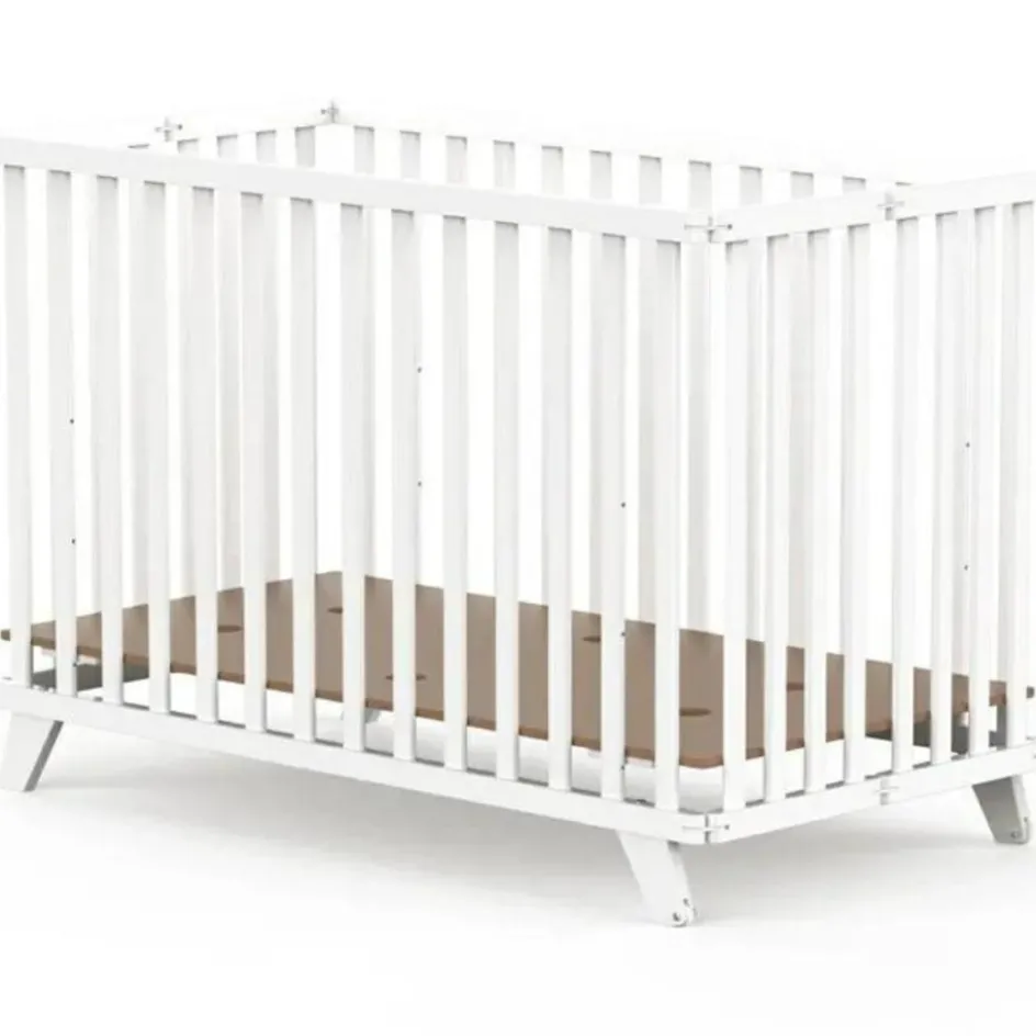 Outlet Geuther Lit pliant en bois Mayla Blanc (60 x 120 cm)