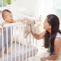 Outlet Geuther Lit pliant en bois Mayla Blanc (60 x 120 cm)