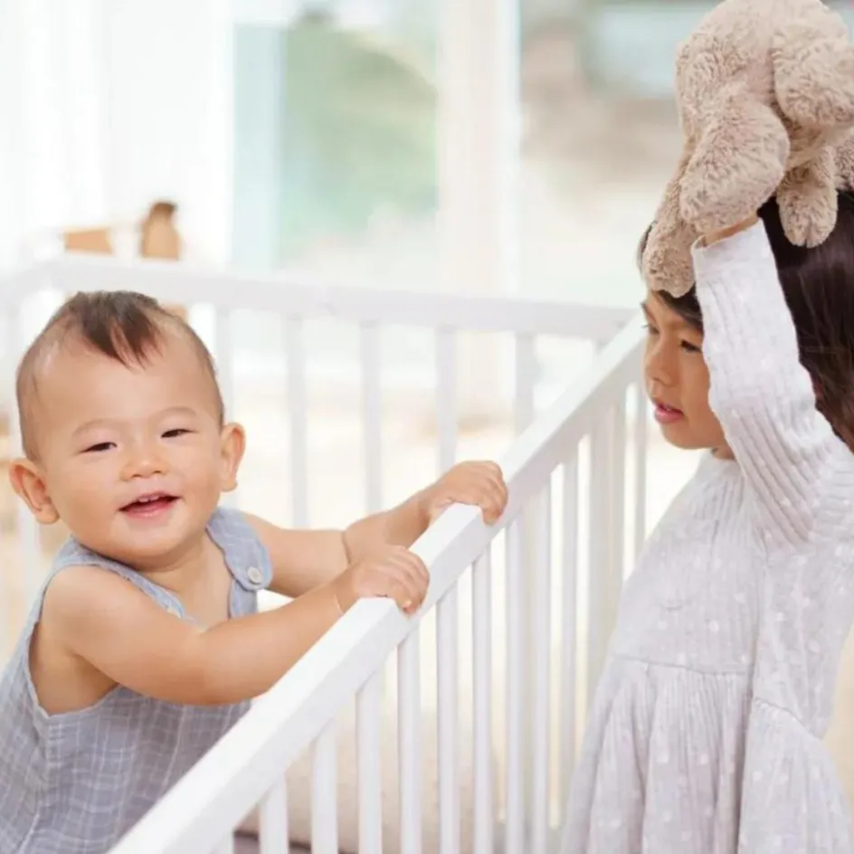 Outlet Geuther Lit pliant en bois Mayla Blanc (60 x 120 cm)