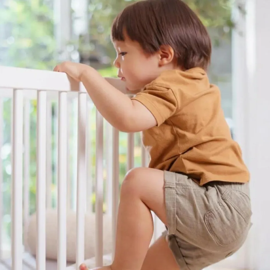 Outlet Geuther Lit pliant en bois Mayla Blanc (60 x 120 cm)