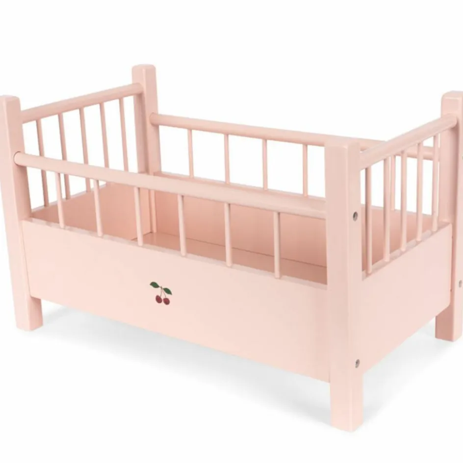 Lit pour poupée en bois rose|Konges Slojd Clearance