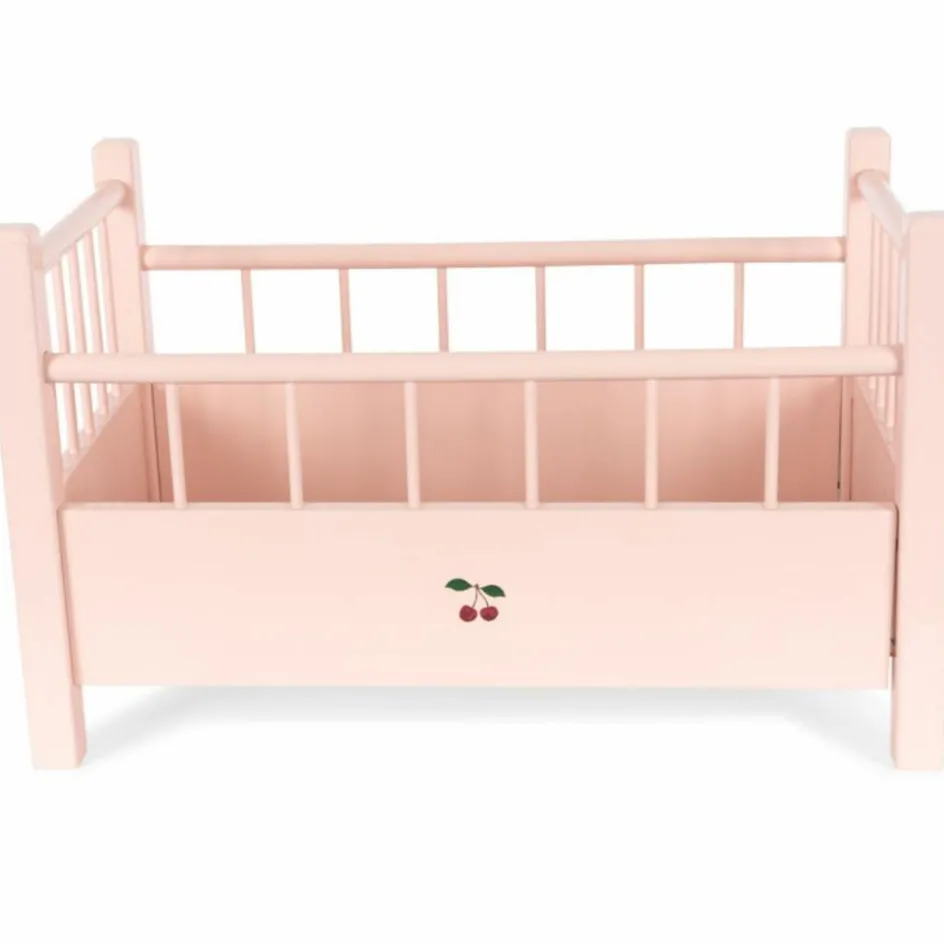 Lit pour poupée en bois rose|Konges Slojd Clearance