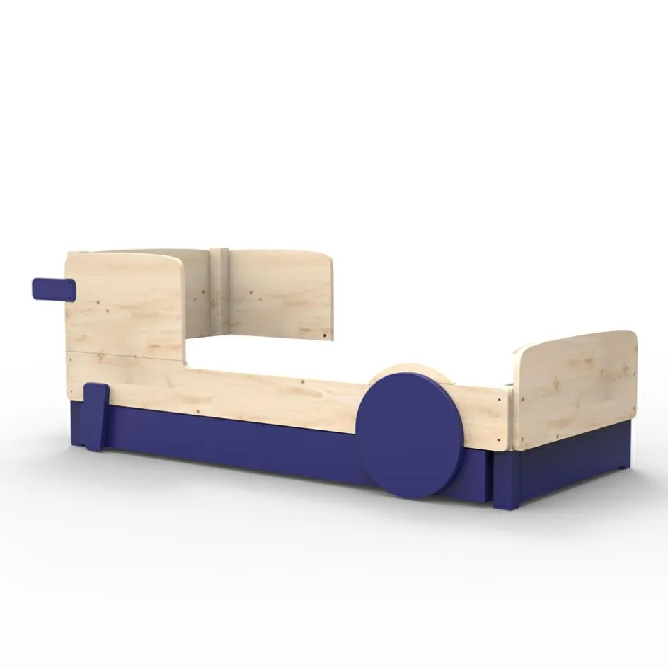 Lit simple avec tiroir Discovery finition laquée (coloris au choix)|Mathy by bols Outlet