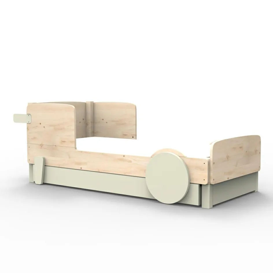 Lit simple avec tiroir Discovery finition laquée (coloris au choix)|Mathy by bols Outlet