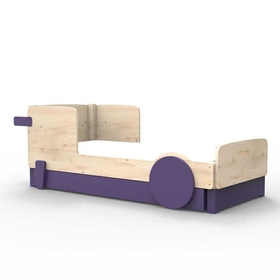 Lit simple avec tiroir Discovery finition laquée (coloris au choix)|Mathy by bols Outlet