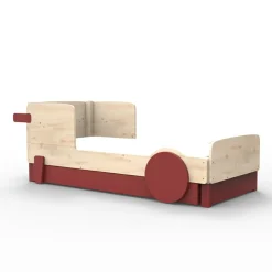 Lit simple avec tiroir Discovery finition laquée (coloris au choix)|Mathy by bols Outlet