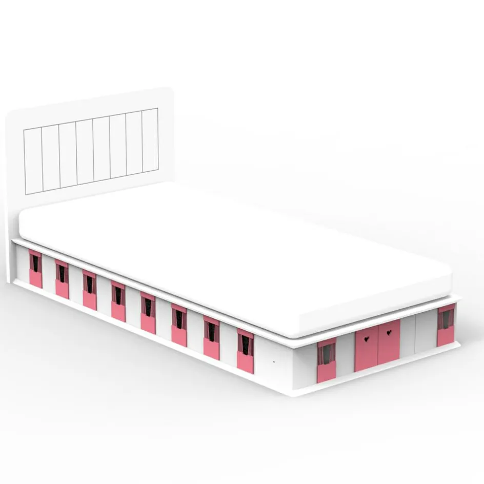 Lit stable 1 côté finition laquée (coloris au choix)|Mathy by bols Outlet