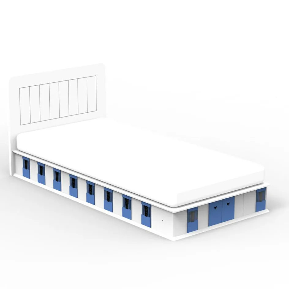 Lit stable 1 côté finition laquée (coloris au choix)|Mathy by bols Outlet