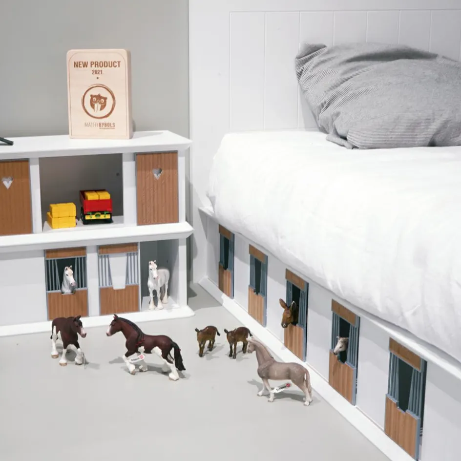 Lit stable 1 côté finition laquée (coloris au choix)|Mathy by bols Outlet