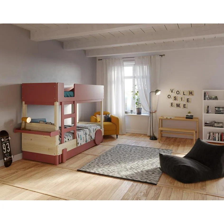 Lit superposé avec tiroir Discovery finition laquée (coloris au choix)|Mathy by bols Sale