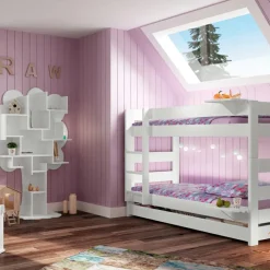 Lit superposé Dominique double 149 cm coloris au choix (90 x 200 cm)|Mathy by bols Sale