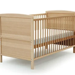 Lit évolutif en bois de hêtre verni Essentiel (70 x 140 cm)|AT4 Discount