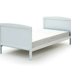 Sale AT4 Lit évolutif en bois de hêtre Essentiel blanc (70 x 140 cm)