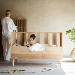 Quax Lit évolutif Hai No Ki Naturel (140 x 70 cm)