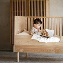 Quax Lit évolutif Hai No Ki Naturel (140 x 70 cm)