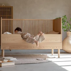 Quax Lit évolutif Hai No Ki Naturel (140 x 70 cm)