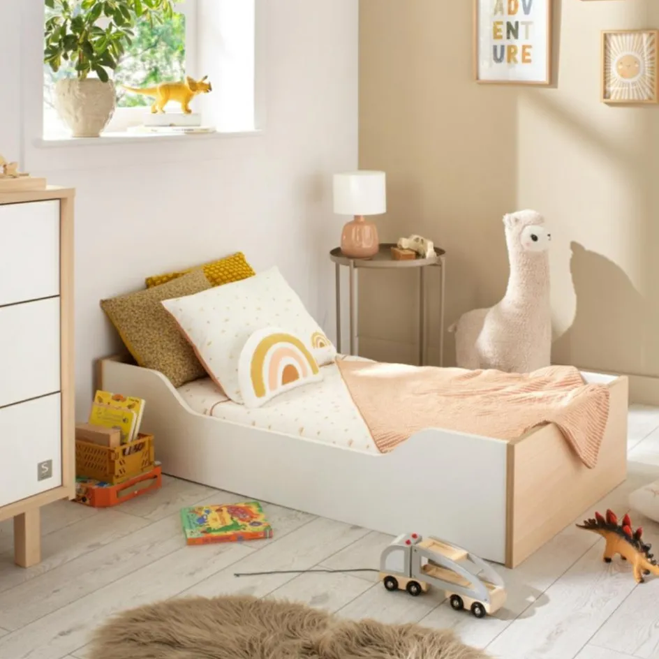 Sauthon mobilier Lit évolutif Little big bed Nature (70 x 140 cm)