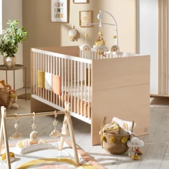 Sauthon mobilier Lit évolutif Little big bed Nature (70 x 140 cm)