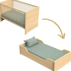 Lit évolutif Little big bed Cannelle (70 x 140 cm)|Sauthon mobilier Discount