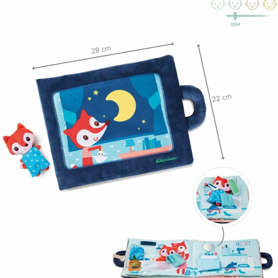 Livre bébé d'activités Bonsoir Petit Renard|Lilliputiens Sale
