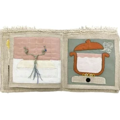 Livre bébé en coton Cool kids eat healthy x Oli & Carol (30 x 27 cm)|Lorena Canals Online