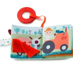 Sale Lilliputiens Livre bébé en tissu imagier La Ferme