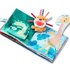 Hot Lilliputiens Livre bébé en tissu Jack le lion