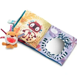 Hot Lilliputiens Livre bébé en tissu Jack le lion