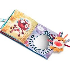 Hot Lilliputiens Livre bébé en tissu Jack le lion