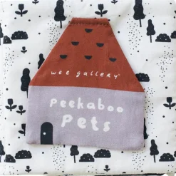 Livre bébé en tissu Peekaboo Pets|Wee Gallery Clearance