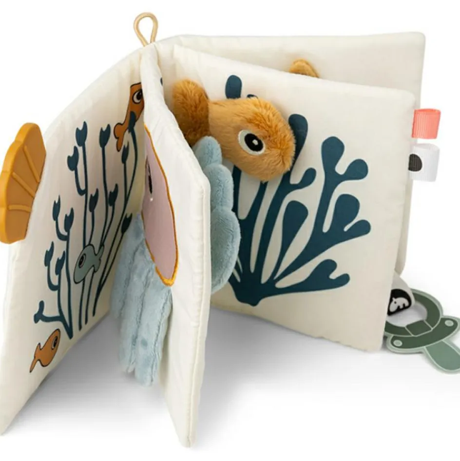 Hot Done by Deer Livre bébé en tissu poissons Sea friends