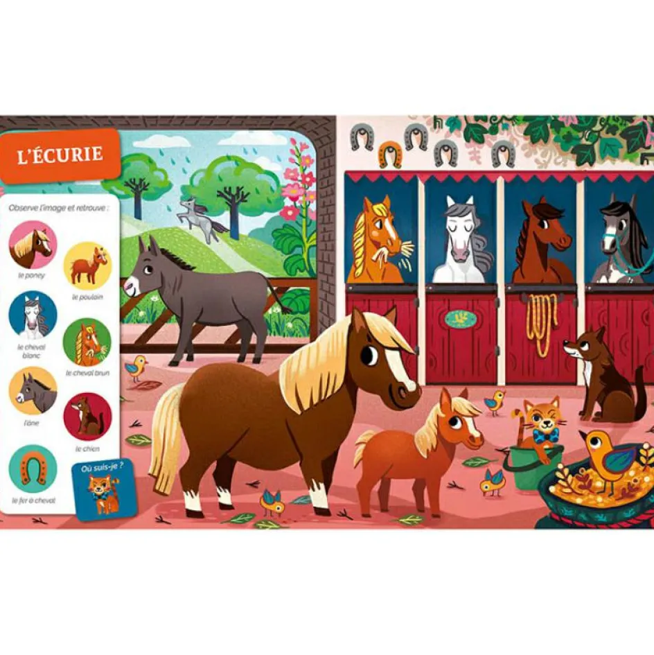 Livre Cherche et trouve des tout-petits - A la ferme|Auzou Editions Clearance