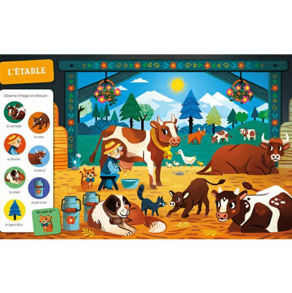 Livre Cherche et trouve des tout-petits - A la ferme|Auzou Editions Clearance