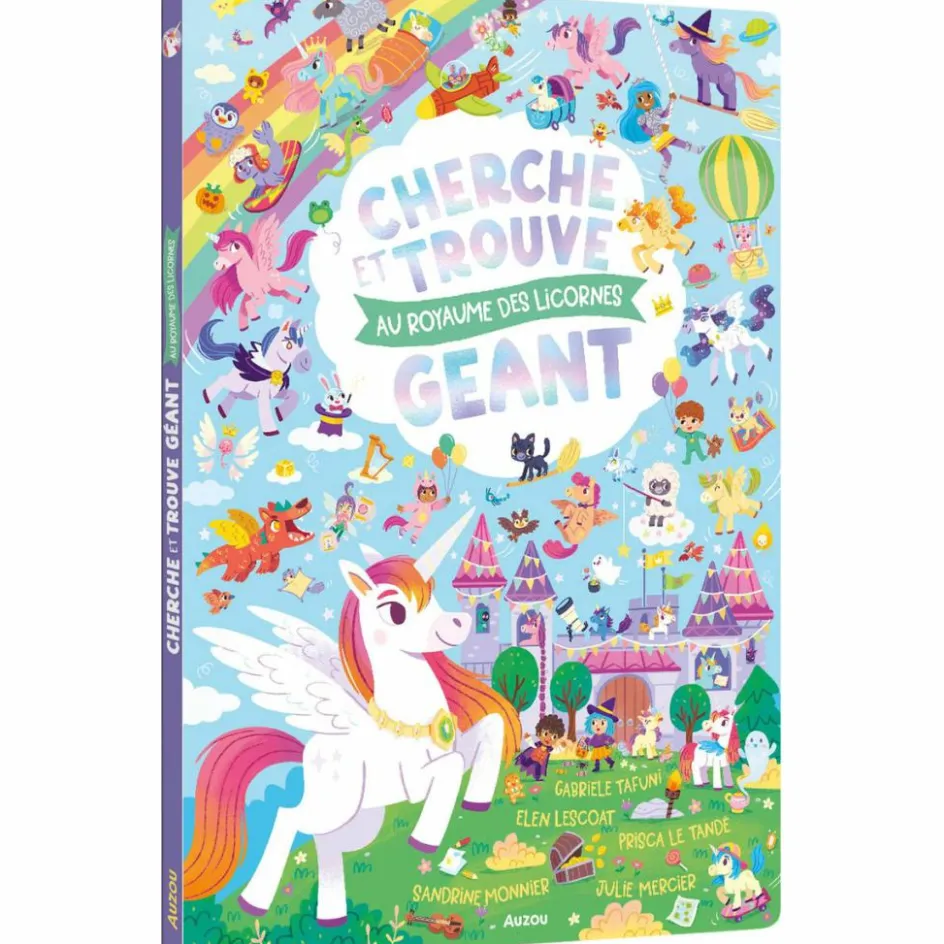 Discount Auzou Editions Livre Cherche et trouve géant Au royaume des licornes