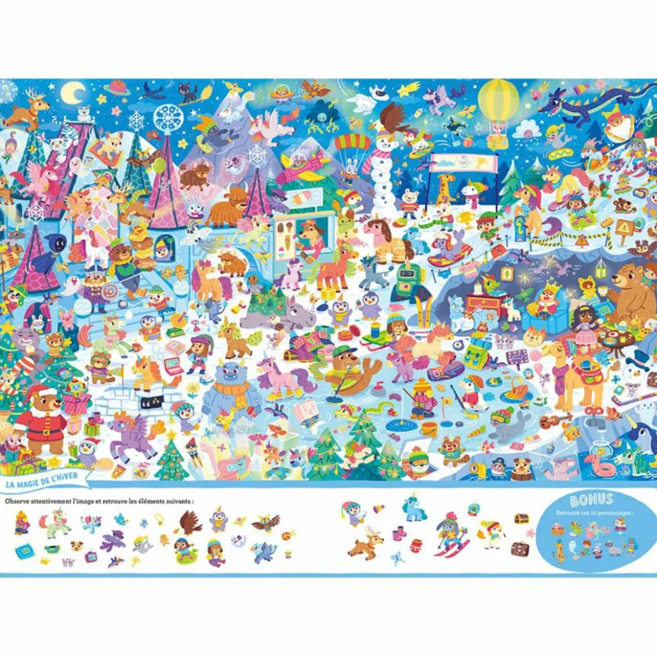 Discount Auzou Editions Livre Cherche et trouve géant Au royaume des licornes